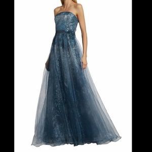 Rene Ruiz Collection Strapless Sequin-Embellished Gown